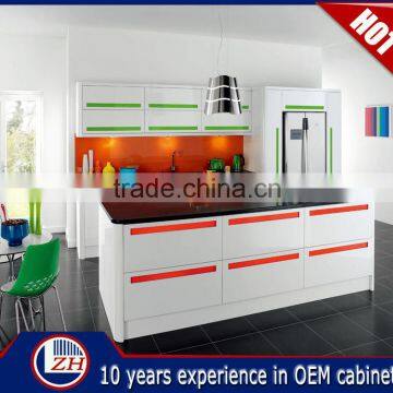 Hotsale simple Style white UV high gloss small kitchen design kitchen furniture kitchen cabinet