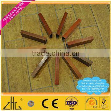 Wow!! Square Tube Aluminum Profile Rails/Aluminium Profile With Sand Blasting Treatment/wood Grain Aluminium Profile for Ceiling photo-3