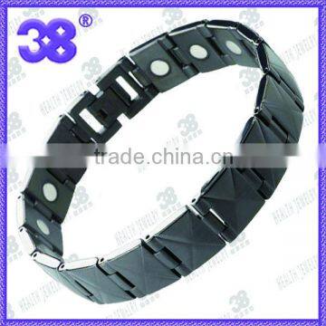 Shiny fashion 38 brand men stainless steel bracelet jewelry