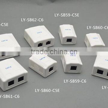 LY-SB59-C5E UTP Cat.5e PCB Jack Surface Mount Box photo-6