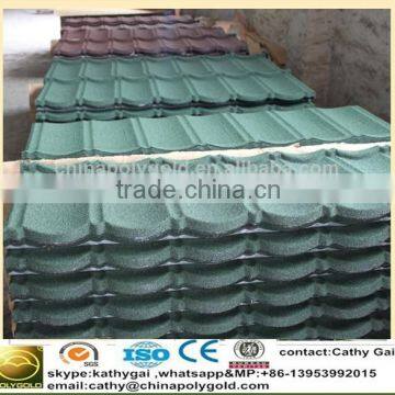 New popular colorful stone coated metal roofing tile/metal corrugated tile roofing/decorative building material roofing