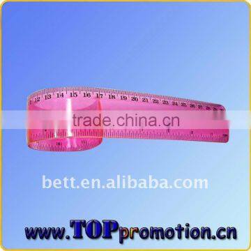 fashion transparent pp plastic drawing ruler