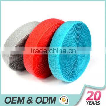 100% nylon colorful hook and loop fasteners tape