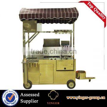 crepe machine electric mobile bike food cart designer