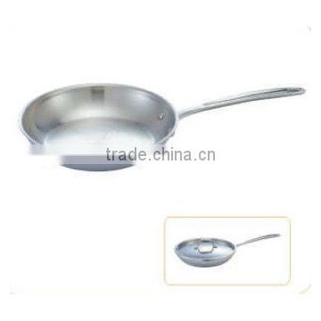 Stainless Steel Three Layer Deep Frying Pan