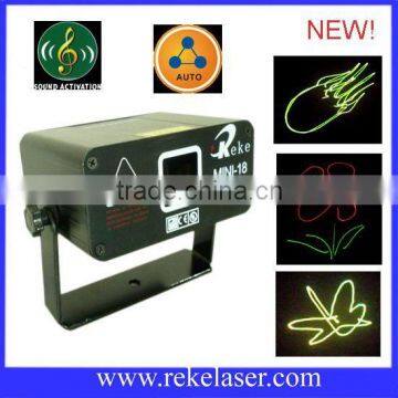 Mini RGY Animation Laser Light with Sound and Auto Play Modes in One Unit