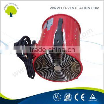 Industrial portable motor axial flow fan