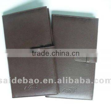 Leather passport holder travel wallets for promotion