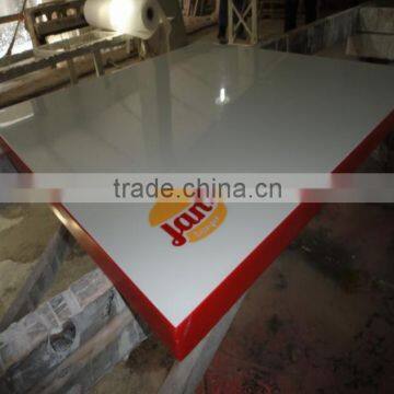 KFC Dinning Tables and Chairs /Acrylic Solid Surface Stone Table Top, Restaurant Table photo-2