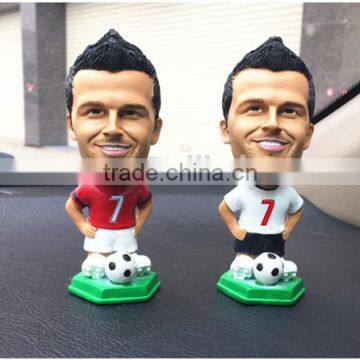 Custome 3D Famous Football Player Action David Beckham Figure
