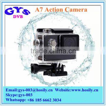 A7 Action Camera 2.0 Inch Full HD Waterproof 1080P Sport Camera With 110 Degree Wide-Angle Len