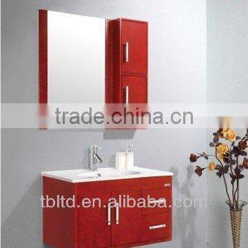 Red oak bathroom cabinet TB-6044 manufacturer made in China