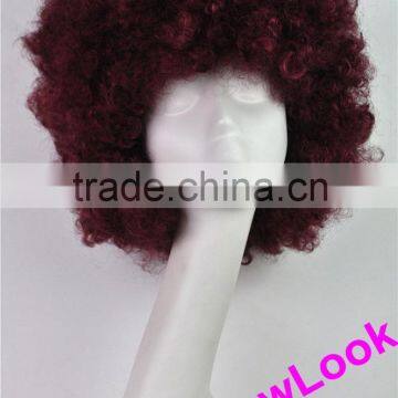 Natural afro kinky curl hair wig fashion spiky hair wigs