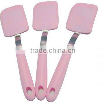 Pink soft flexible nonstick silicone kitchen cooking tools Approved of FDA and LFGB certificate