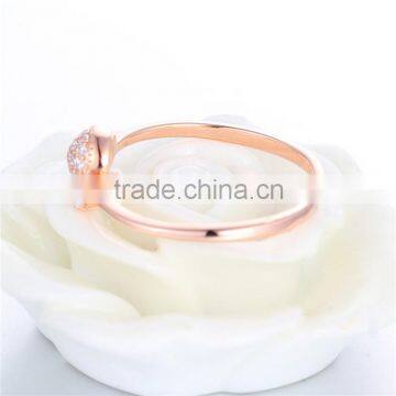 2016 New Design AAA CZ Gold Wedding Rings FR066 photo-4