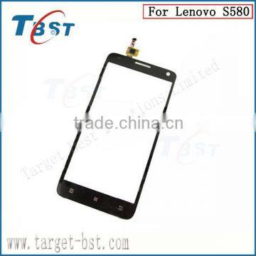 TOP Quality Front Outter Glass Lens Touch Screen Panel Digitizer For Lenovo S580 Phone Replacement Parts