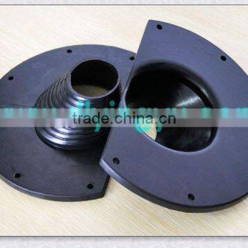 China black CUSTOMIZED EXPANSION NBR/nitrile/Buna-N RUBBER FLANGE