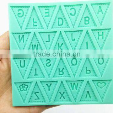Silicone Letter Mold Candy Making Alphabet Fondant Molds photo-5