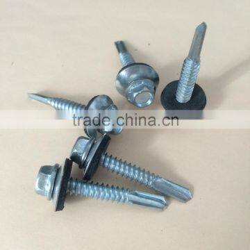 For special steel H-beam hexagonal extended self drilling screws