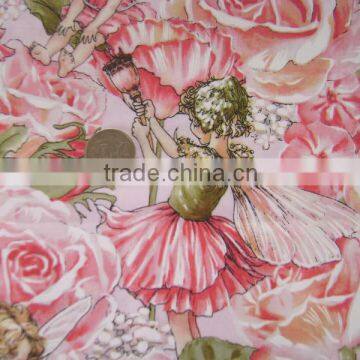 100% cotton printed flower fabrics