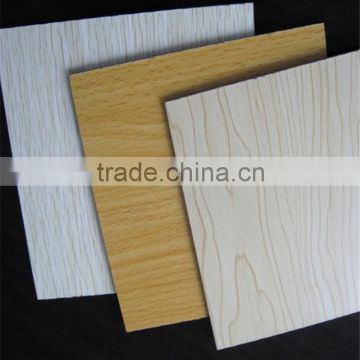 White melamine veneer mdf board for cabinet doors