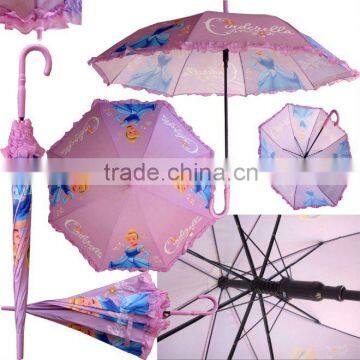 fashion lace umbrella with carton design