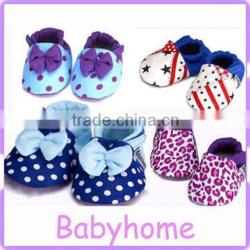 High quality European style best lovely baby leopard shoes