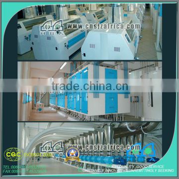 PLC Controlling HBA Rice Flour Milling Machinery China