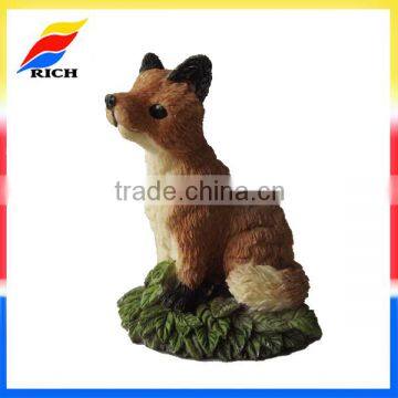 Fox Figurine Polyresin Animal