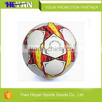 Hot sell delicate multicolor new designing football / soccer ball with perfect quality