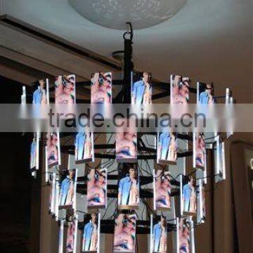 Russia acrylic lit panel store display panel vitrine display panel