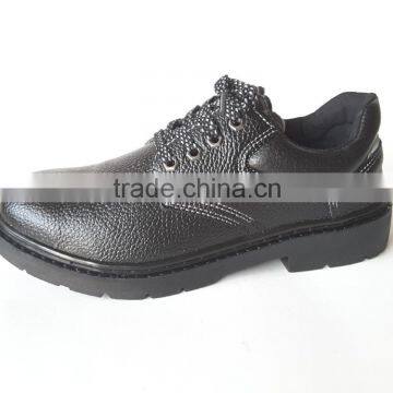China Manufacture Leather Material Men Industrial Safety Shoes photo-3