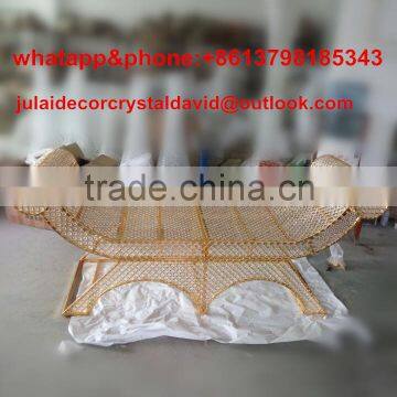 Crystal Bead Wedding Mandap Pillar Decoration photo-5