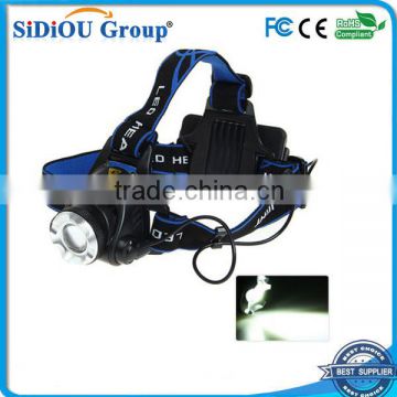 1600 lumens xml t6 led headlamp