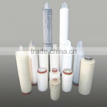 Excellent Efficiency Industrial Pleated water cartridge water filter