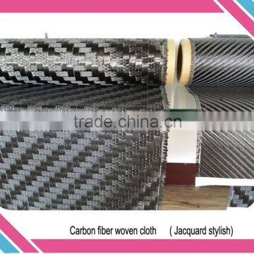 carbon fabric twill woven cloth for decoration