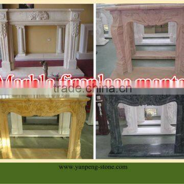 marble fireplace mantel