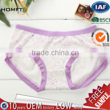 Top Sale Girls Cute Panties Flower Pattern Cotton Underwear Wholesale