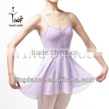 2015 new women cotton leotards chiffon skirt