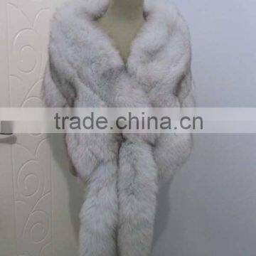 2015 European winter ladies fox fur cape/latest style fox fur cape