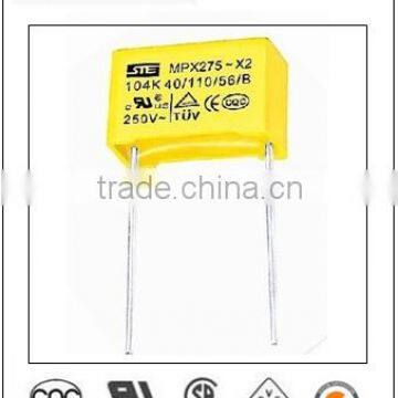 MKP suppression capacitor X2 275VAC STE 104PF 100000PF MPX104K275VAC P15 mkp x2 capacitor 275vac