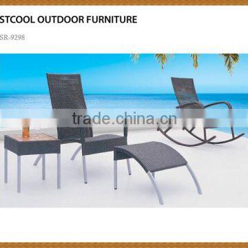 PE Rattan Chaise Lounger