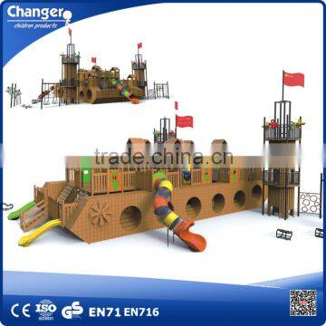 environmental pirate ships kids outdoor games wooden outdoor playground