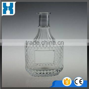 500ML CUSTOM DESIGN SUPER FLINT GLASS BOTTLE FOR LIQUOR