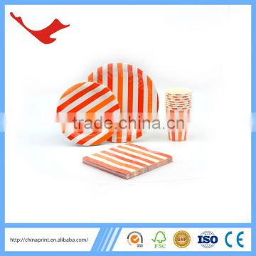 006 FDA standard disposable tableware for birthday theme party