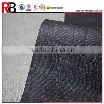 10oz Deep Blue+Deep Color Twill 98% Cotton Denim Fabric For Wholesale