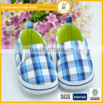 Cute New Design Kids Shoes Checks Canvas Causual baby shoes