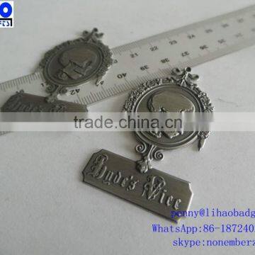 custom metal labels,Wholesale custom logo metal brand label