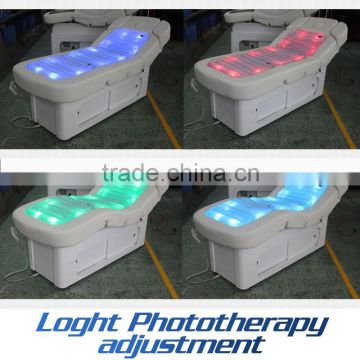 Luxury electric dry thermal water massage table