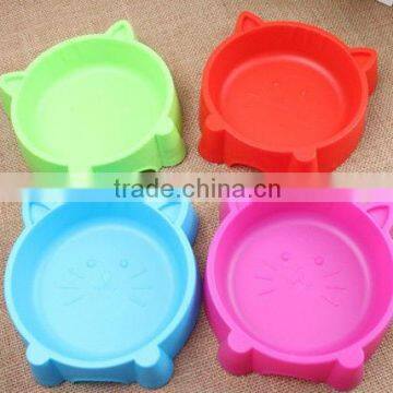 plastic cat bowl